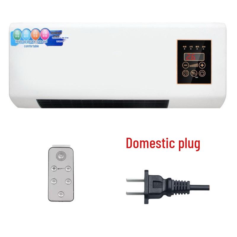 Wall-Mounted Dual-Use Electric Heater for Bathroom and Bedroom