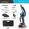 Rechargeable Brushless Mini Electric Chainsaw - Handheld Logging Saw for Outdoor Use