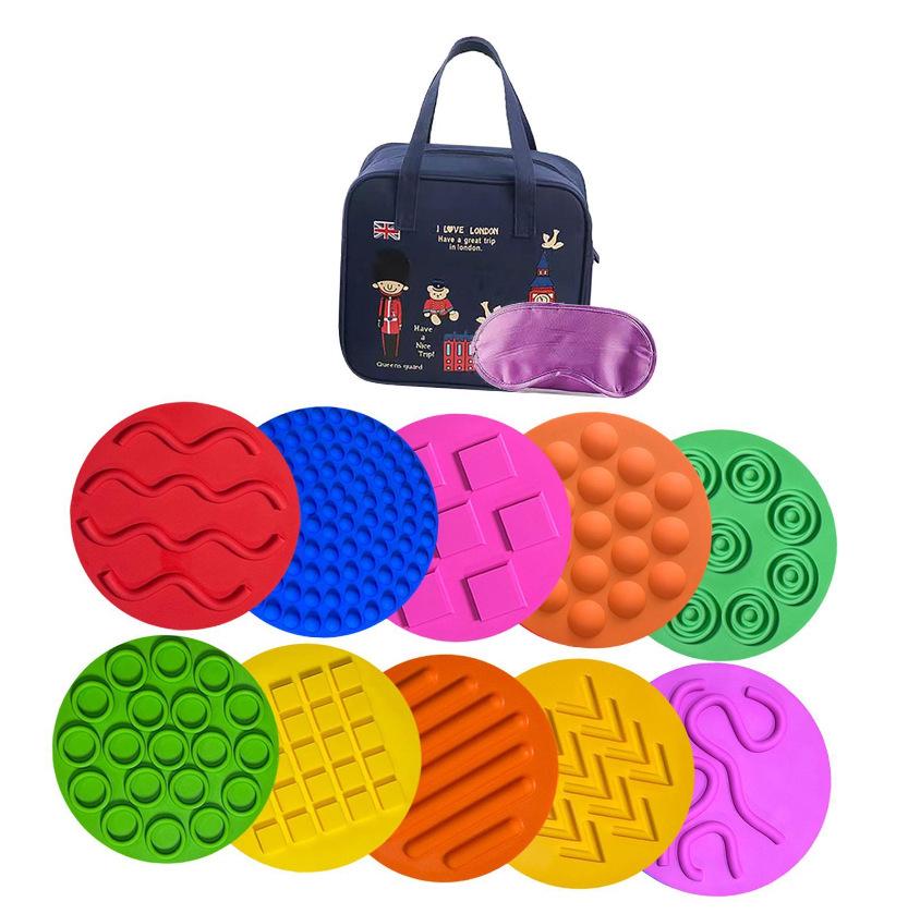 River Crossing Sensory Integration Game Pad: Early Education & Tactile Training Toy for Children