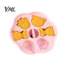 Nonstick Cake Decorating Tools Silicone Bear Mold, Steamer Safe Food Baking Pan for Kids, Bakery Equipment Home Non Stick Reusable Heatproof