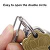 Otwieracz do pierścieni ze stali nierdzewnej z łańcuszkiem koralikowym Przenośne podwójne narzędzia do otwierania pierścieni Akcesoria do wędkowania na świeżym powietrzu