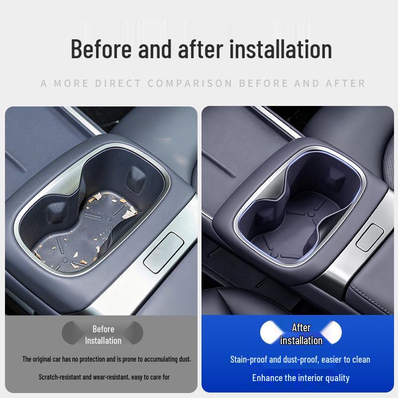MG MG4X Center Console Silicone Coaster: Anti-Slip Pad & Cup Holder for 26 Car Models