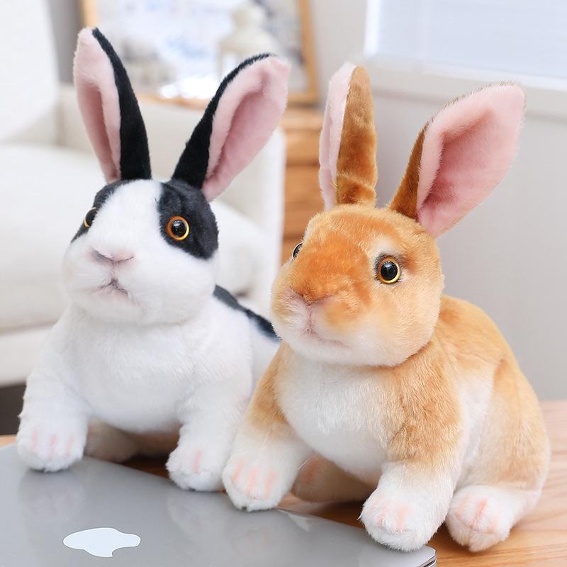 Adorable White Bunny Plush Toy - Sleeping Comfort Doll for Kids, Super Cute Gift for Girls