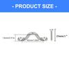 22 Units Ceiling Fix U Circles Oxidation Resistant Eye Straps & Mounting Accessories Rustproof Ceiling Mounting Hook Set