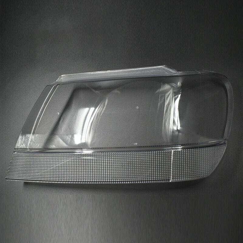 WO-Side For Jeep Grand Cherokee 1999-2004 Car Headlight Lens Cover Head Light Lamp Lampshade Front Light Shell Cover