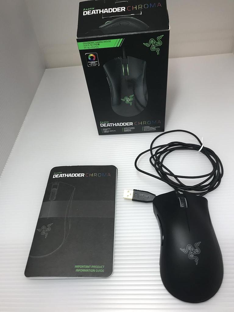Razer DeathAdder 2015 Chroma Multi-Lighting Right-Handed Optical Gaming Mouse (RZ01-01210100-R3J1) [Used]