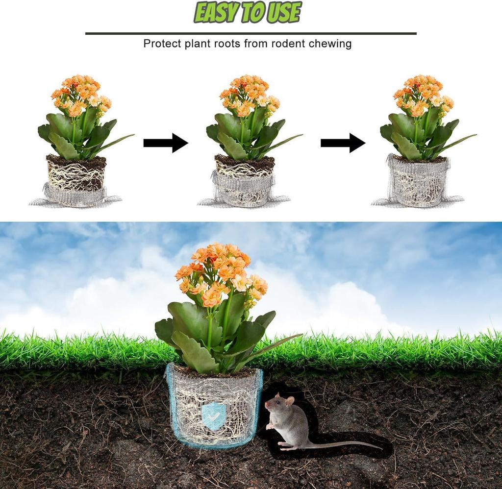 Cross-Border Protective Stainless Steel Mesh Bag: Anti-Rodent, Insect, and Bird Proof for Plants and Fruits.