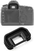 Set of 2 EB Compatible with Canon EOS DIGITAL 5D Mark 6D Mark EOS and Other Canon DSLR Includes a Hot Shoe Cover with a Spirit Eyepieces/Eyecups - II,