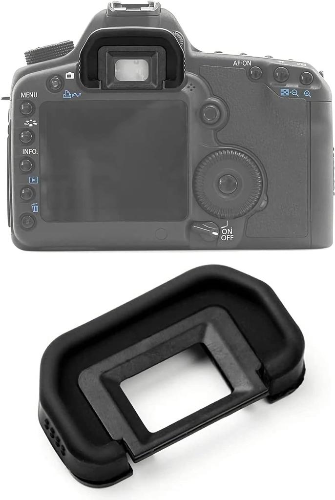Set of 2 EB Compatible with Canon EOS DIGITAL 5D Mark 6D Mark EOS and Other Canon DSLR Includes a Hot Shoe Cover with a Spirit Eyepieces/Eyecups - II,