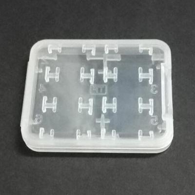 Multifunctionele transparante Micro SD TF SDHC MSPD geheugenkaart opbergdoos houder