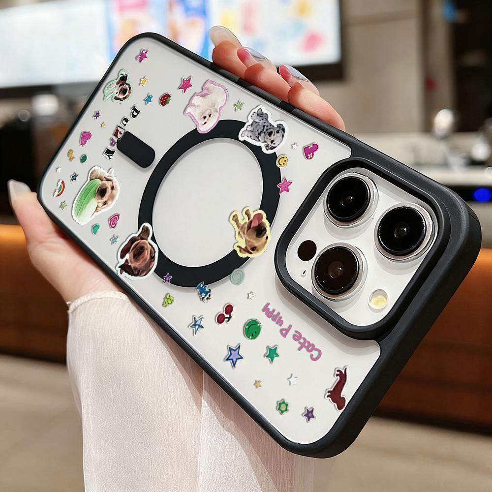 Magnetic Phone Case for iPhone  11 12 17 14 15 Pro Max 15 14 16 Pro13 14 15 16 Shockproof Case Mag-Safe Magnetic Ring Back Cover