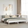 VidaXL Bookcase Bed Without Mattress White 180x200 Cm Solid Pine Wood, Bed, Bedroom Furniture, Solid Wood Bed, Bed 3324413