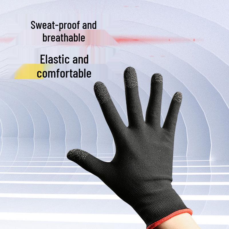 Mobile Touchscreen Gloves - Durable, Breathable, Sweatproof Finger Sleeves for Gaming, Sun Protection, and Mountaineering.