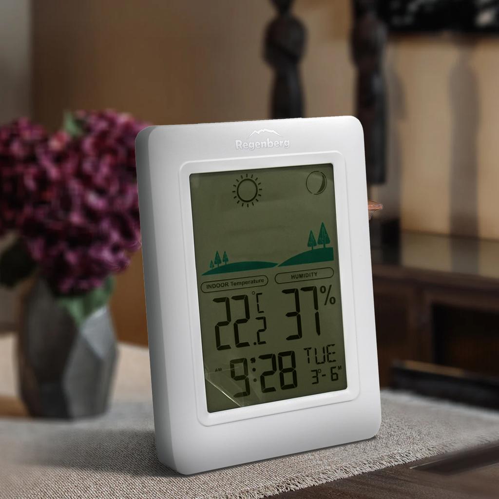 Wireless Weather Station, Thermometer, Weather Forecast, Alarm Clock, Meteo Clock