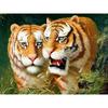5D DIY diamantová malba Zvířecí obrázek Kulatý tygr Diamantové vyšívání Štrasová mozaika Domácí dekorace Dárek
