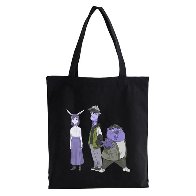 Cute Odd Taxi Anime Printing Shopper taška Ženy Estetická grafika Taška přes rameno eco Vysokokapacitní taška plátěná taška Bolsas