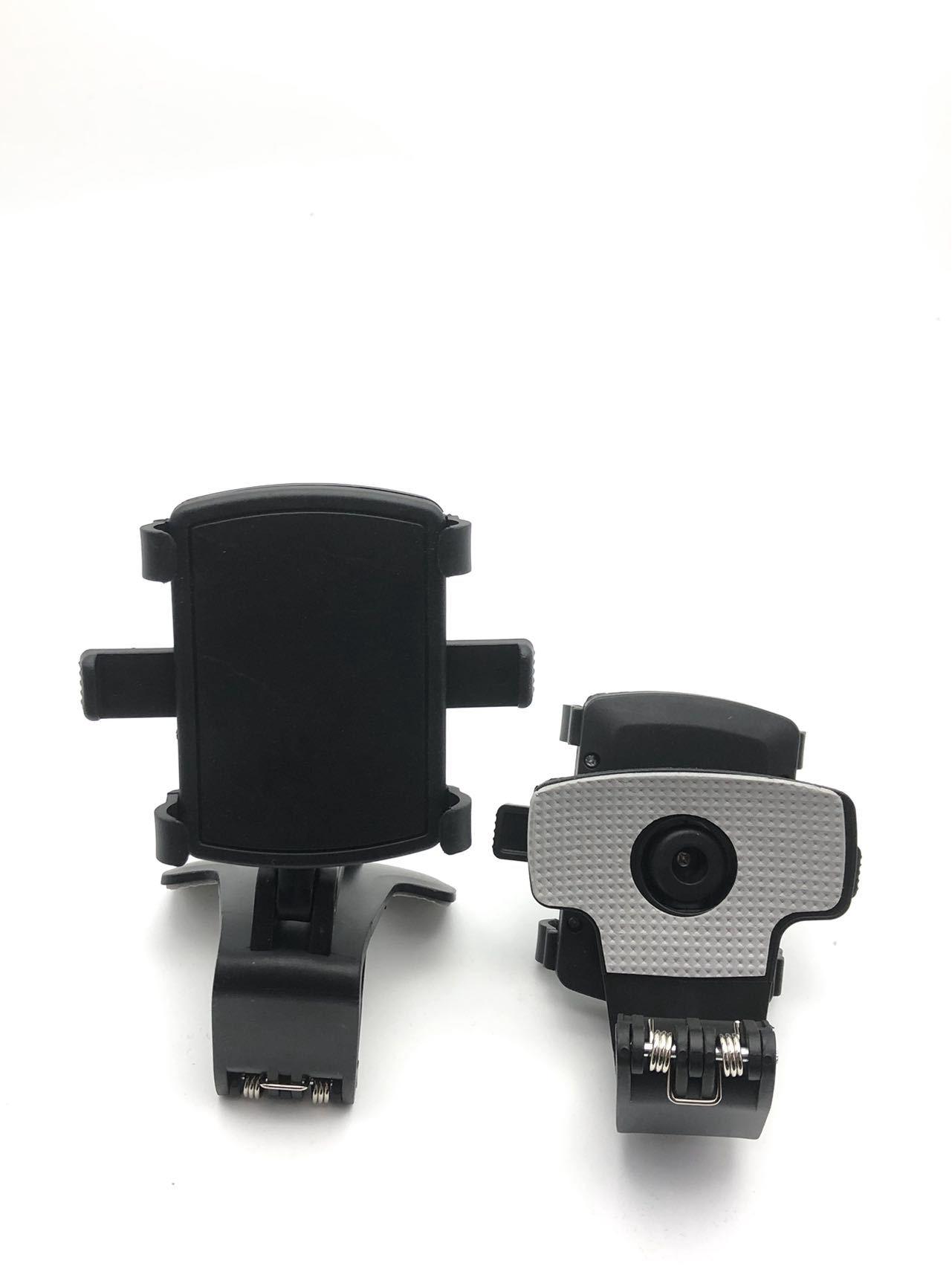 

Universal Multi-Function Car Mount: Clip-On Rotating Phone Holder for Dashboard & Rearview Mirror Navigation