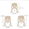 Wood Cello Bridge Musical Accessories Ergonomic Cello Bridge for 1/2 3/4 4/4 Instruments Superior Tone Projection Design