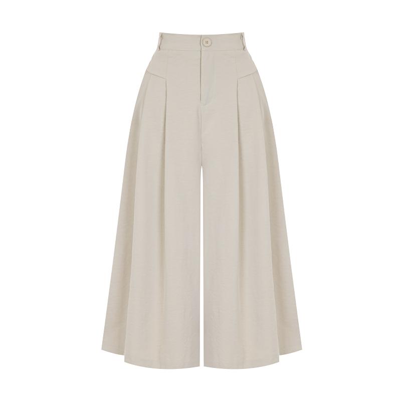 TVIEW Wide Cut Elastic Pants_V6B-Cpt012