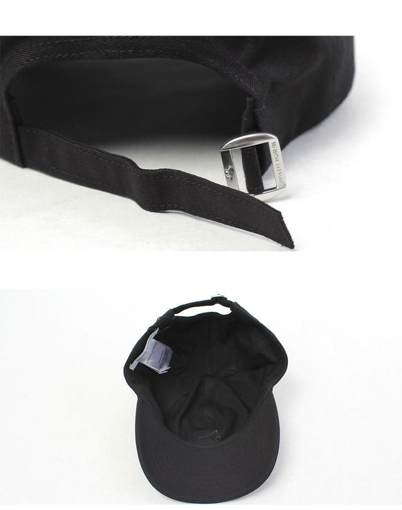 MAISON KITSUNE Baby Fox Cap Hat OW06109WB0026 [Maison Kitsuné] 6-Piece Men's & Women's (Black) [Item]