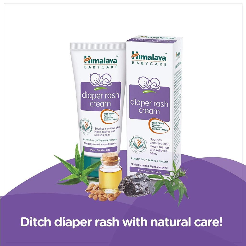 Himalaya Windelausschlagcreme 20GM Beruhigt Babyhaut Lindert Rötungen Irritationen Macht die Haut weich