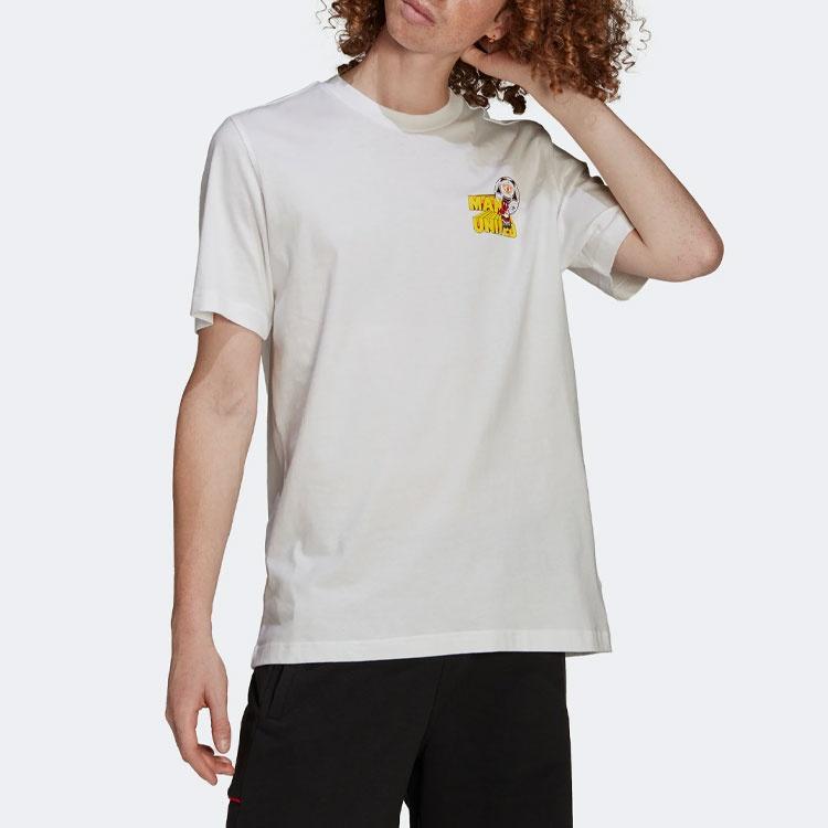 adidas Original Manchester United Graphic Tee 'White' Men's HP0448