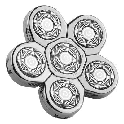 Accessoires pour rasoir intelligent multi-lames : nouveau rasoir de barbier rotatif multifonction lavable pour hommes, tête de rasoir de rechange