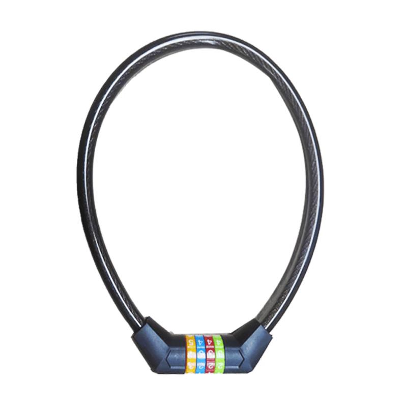 Jucheng Cloud Portable 4-Digit Password Bicycle Cable Lock