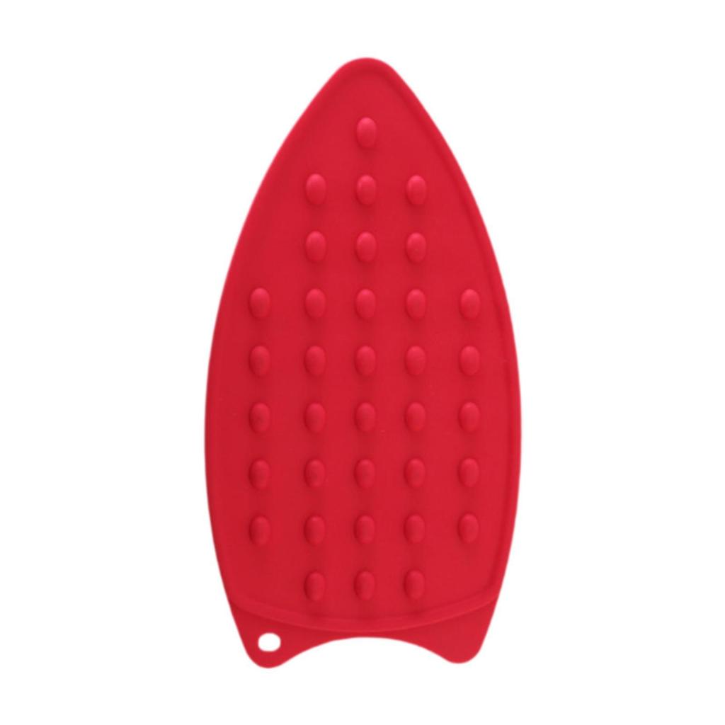 Silicone Rest Pad for Hot Iron Rest Household Anti Slip with Hole Protecting Your Table during Ironing Portable Ironing Stand