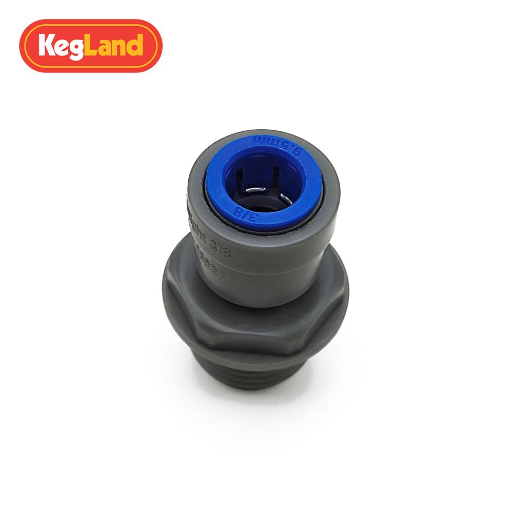 kegland Barware Plastic Valve Connector 9.5mm/8mm Female X 1/2 Male Thread Beer Brewing Homebrew