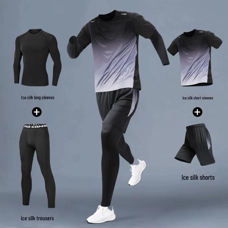 Men's Quick-Dry Running Suit: Tracksuit for Gym, Marathon, Cycling, Basketball & Morning Run