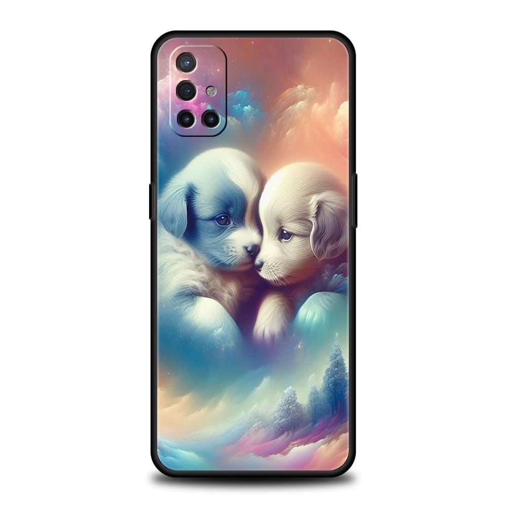 Phone Case For Oneplus 13R 13 12 10T 11 R10 Nord N100 N200 N10 9 9R CE 2 3 Z Pro Lite 5G Soft TPU Cover Cute Little Dog Fundas
