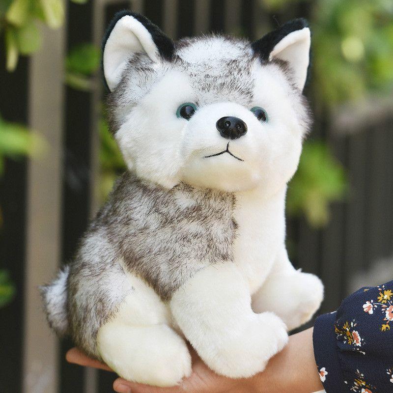 Plush Doll Husky Soft Toy Stuffed Animal Cute Dog Christmas Baby Kids Hot Toy