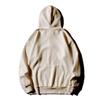Men's Solid Color Striped Fall Casual Hooded Sweatshirt Long Sleeve Pullover Sweatshirt