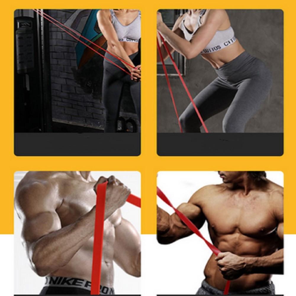 1x Assisted Pull Up Band Exercise Workout Resistance Bands For Powerlifting Yoga