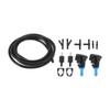 INFINAUTO Fits Chrysler 300 05-10 Windshield Washer Nozzle Kit #8532126020 T-Hose Connector with Gasket Straight Hose Connector Y-Hose Connector