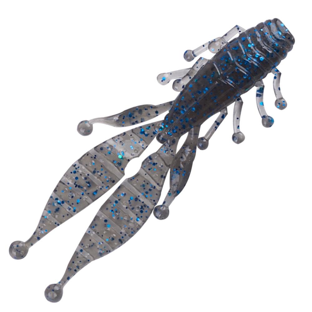 8-Pack 9cm 5.9g Sinking Shrimp Soft Lures | Ned Rig Fishing Baits with Active Split-Tail Action for Bass & Pike