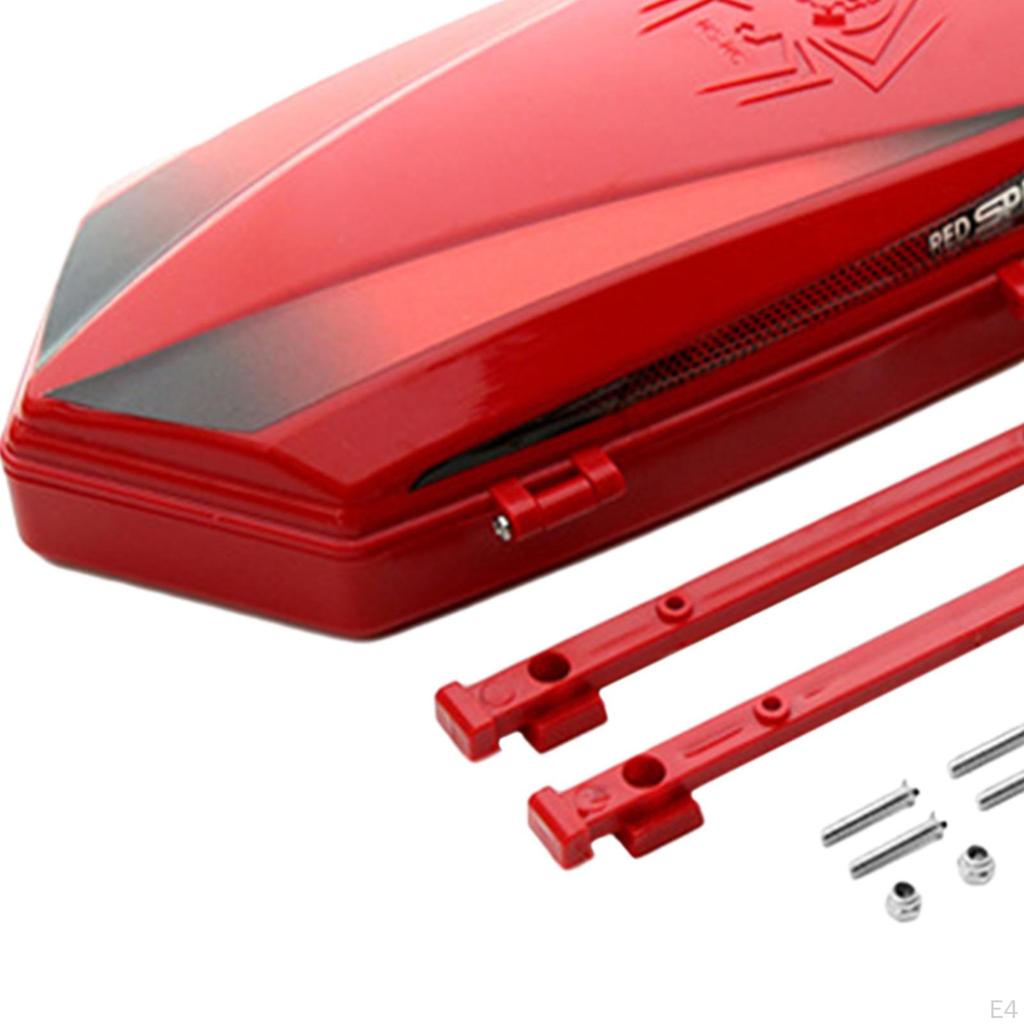 1/8 1/10 Box da tetto per bagagli Parti di ricambio portatili Staffa per barra trasversale RC