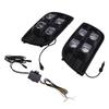 Yellow Turn Signal Light LED Daytime Running Light 2PCS Bumper DRL Fog Lamp For Toyota Sequoia 2007-2017
