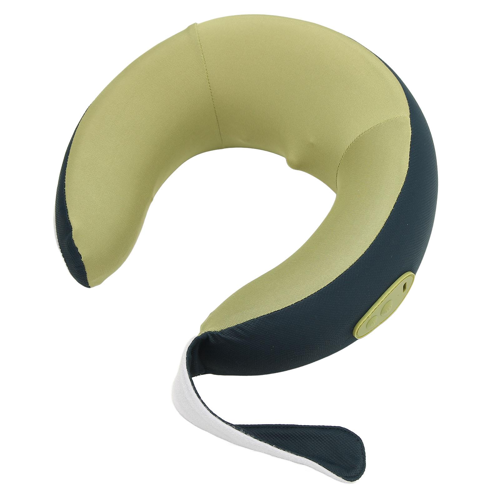 

Электрическая подушка для массажа шеи с круговым охватом на 360 градусов, шумоподавлением, U-образная шея синий