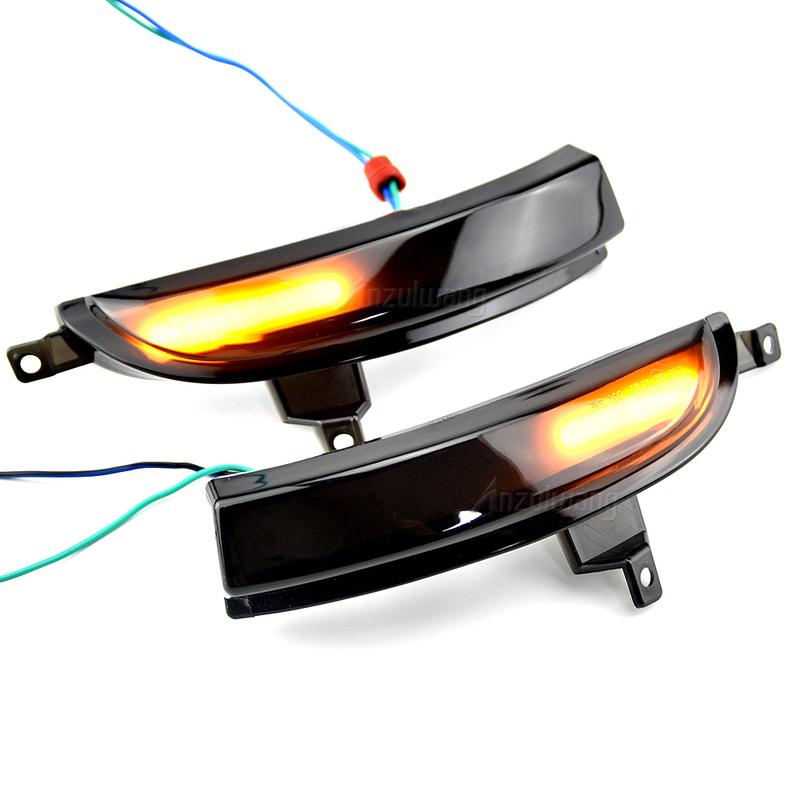 Dynamic Turn Signal For Renault Koleos HY 2011 2012 2013 2014 2015 2016 2017 1st Gen LED Strip Light Rearview Mirror Lamp