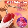 Rose Women's Sexual Stimulator 10 Vibration and French Kissing Modes, G-Spot Clitoral Vibrator Adult Toy Rose Sex Toy