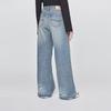 Lee Women's Retro Ripped Wide Leg Jeans