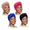 Elastic Twist Knot Turban Hat Wrap Style Islamic Headband Fashion Cancer Chemo Hat  Women Headwear