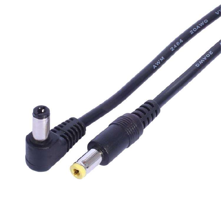 DC5525 to DC5521 Power Cable 5.5mmx2.1mm /5.5mmx2.5mm Male to Male Cord Line for Security Cameras Sound Equipment