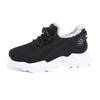 Women's Fall Winter Fleece-Lined Flyknit Athletic Dad Sneakers.