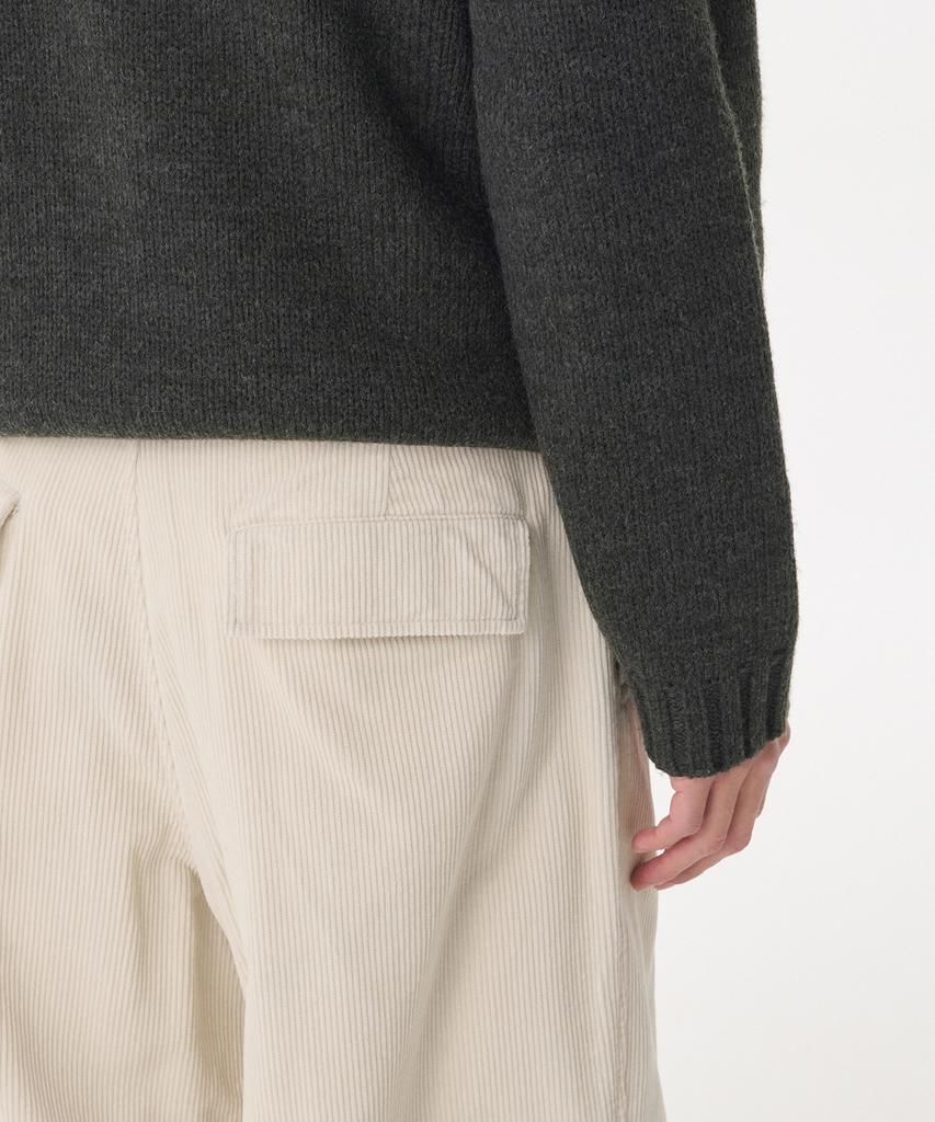 MUSINSA STANDARD Corduroy Parachute Pants [Cream]