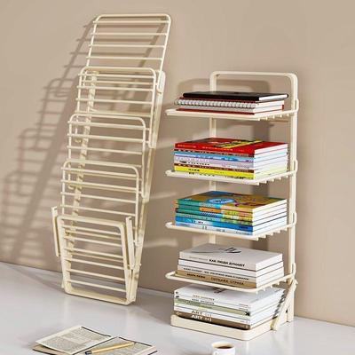 Étagère de Bureau Pliante en Fer et Support de Rangement - Organisateur de Bureau pour Étudiant