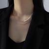 Double-Layered Clavicle Necklace: Elegant Cold Style for Women
