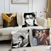 Attack On Titan Eren Yeager Anime Pillow Case Square Pillow Bedroom Sofa Leisure Comfort Cushion Car Living Room Home Decoration